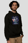 Aly & Fila Siyah Unisex Kapüşonlu Sweatshirt