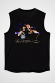 Aly & Fila Siyah Unisex Kolsuz Tişört