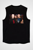 Aly & Fila Siyah Unisex Kolsuz Tişört