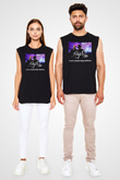 Aly & Fila Siyah Unisex Kolsuz Tişört