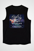 Aly & Fila Siyah Unisex Kolsuz Tişört