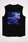 Aly & Fila Siyah Unisex Kolsuz Tişört