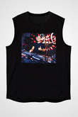 Aly & Fila Siyah Unisex Kolsuz Tişört