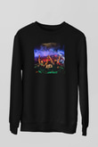 Aly & Fila Siyah Unisex Sweatshirt