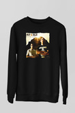 Aly & Fila Siyah Unisex Sweatshirt
