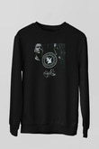 Aly & Fila Siyah Unisex Sweatshirt