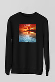Aly & Fila Siyah Unisex Sweatshirt