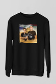 Aly & Fila Siyah Unisex Sweatshirt