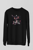 Aly & Fila Siyah Unisex Sweatshirt