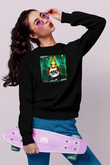Aly & Fila Siyah Unisex Sweatshirt