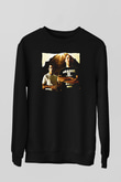 Aly & Fila Siyah Unisex Sweatshirt
