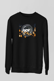 Aly & Fila Siyah Unisex Sweatshirt