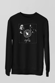 Aly & Fila Siyah Unisex Sweatshirt