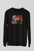 Aly & Fila Siyah Unisex Sweatshirt