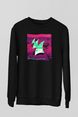 Aly & Fila Siyah Unisex Sweatshirt