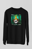 Aly & Fila Siyah Unisex Sweatshirt