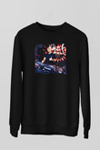 Aly & Fila Siyah Unisex Sweatshirt