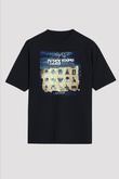 Aly & Fila Siyah Unisex Tişört T-Shirt - TişörtFabrikası
