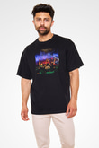 Aly & Fila Siyah Unisex Tişört T-Shirt - TişörtFabrikası