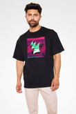 Aly & Fila Siyah Unisex Tişört T-Shirt - TişörtFabrikası