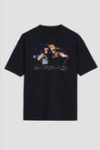 Aly & Fila Siyah Unisex Tişört T-Shirt - TişörtFabrikası