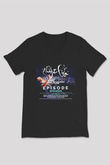 Aly & Fila Siyah Unisex V Yaka Tişört