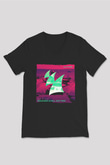 Aly & Fila Siyah Unisex V Yaka Tişört