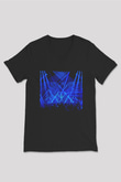Aly & Fila Siyah Unisex V Yaka Tişört