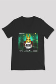 Aly & Fila Siyah Unisex V Yaka Tişört
