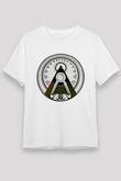 Amaranthe Baskılı Unisex Beyaz Tişört - Tshirt
