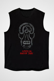 American Horror Story Siyah Unisex Kolsuz Tişört