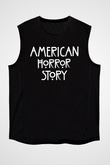 American Horror Story Siyah Unisex Kolsuz Tişört