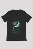 American Horror Story Siyah Unisex V Yaka Tişört T-Shirt