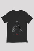 American Horror Story Siyah Unisex V Yaka Tişört