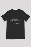 American Horror Story Siyah Unisex V Yaka Tişört T-Shirt