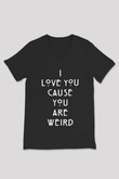 American Horror Story Siyah Unisex V Yaka Tişört T-Shirt