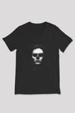 American Horror Story Siyah Unisex V Yaka Tişört T-Shirt