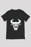 American Horror Story Siyah Unisex V Yaka Tişört T-Shirt