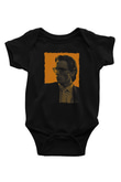 American Psycho Baskılı Unisex Siyah Bebek Body - Zıbın