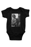 American Psycho Baskılı Unisex Siyah Bebek Body - Zıbın