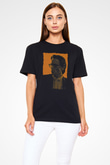American Psycho Baskılı Unisex Siyah Tişört - Tshirt