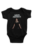 Amon Amarth Baskılı Siyah Bebek Body - Zıbın