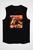 Amon Amarth Baskılı Unisex Siyah Kolsuz Tişört