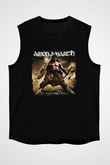 Amon Amarth Baskılı Unisex Siyah Kolsuz Tişört