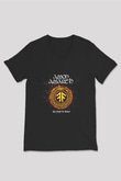 Amon Amarth Baskılı Unisex Siyah V Yaka Tişört