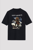 Amon Amarth Siyah Unisex Oversize Tişört T-Shirt