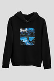 Amorphis Baskılı Unisex Siyah Hoodie