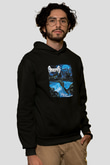 Amorphis Baskılı Unisex Siyah Hoodie