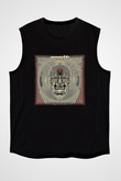 Amorphis Baskılı Unisex Siyah Kolsuz Tişört