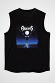 Amorphis Baskılı Unisex Siyah Kolsuz Tişört